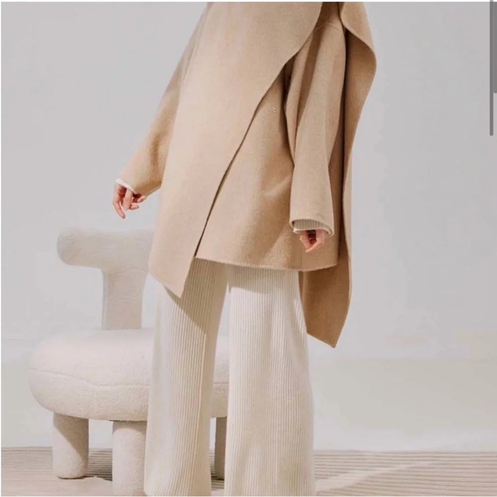 NWT Gentle Herd Camel Hair Wrap Coat - Picture 6 of 6